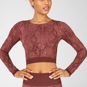 NWT Fabletics Kamila Seamless Long-Sleeve Top